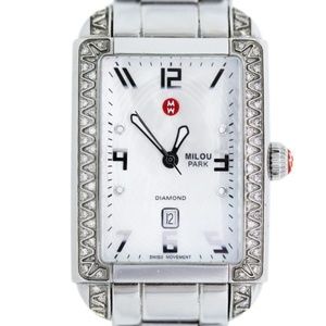 MICHELE  MILOU PARK WATCH w/ Diamonds & MOP